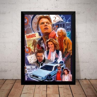 Imagem de Quadro De Volta Para O Futuro Arte Poster Moldurado - Fanarte