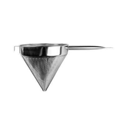 Imagem de Peneira forma de Cone em Aço Inox 55x25x29 Grossa para Receitas Culina
