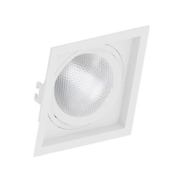 Imagem de Kit 5 Spot Embutir Quadrado Recuado P/ Par30 Branco - Save Energy