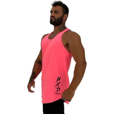 Imagem de Regata Longline Estampa Lateral Masculina MXD Conceito Logo Vertical, 
