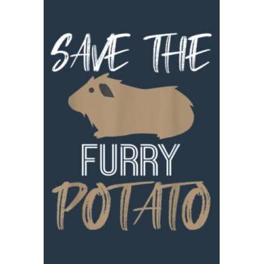 Imagem de Funny Guinea Pig Quote - Save The Furry Potato: Journal notebook, size 6 x 9 inches, 116 Pages