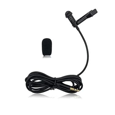 Imagem de PDEEY Microfone Lav para câmera GoPro Hero 9 10 11 Media Mod Action – Microfone externo de 3,5 mm, clipe de lapela, usável, omnidirecional
