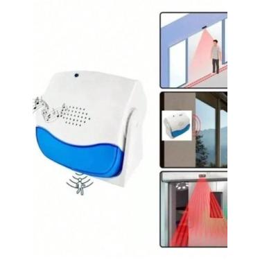 Imagem de Kit Sem Fio 2 Sensores Presença Campainha Anunciador 36 Toques - jdmaz