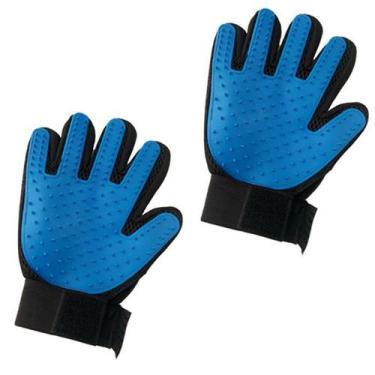 Imagem de Kit 2 Luvas Escova Magnética Tira Pelos Cães e Gatos - VendasShop Uten