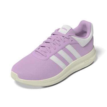 Imagem de adidas Tênis esportivo feminino Lite Racer 4.0, Bliss Lilac/Branco/Off White, 41