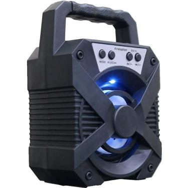 Imagem de Mini Caixa De Som USB Rádio FM Bluetooth Preto CNN526SP