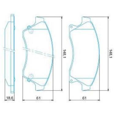 Imagem de Pastilha de Freio Chevrolet Cruze 2011 a 2020 JURID