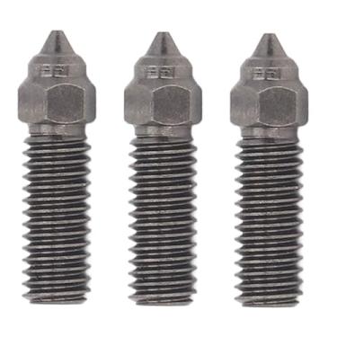 Imagem de Kit de Bicos Alto para SoVol SV06 Plus - Bicos de Aço Endurecido de 3pcs - Kit de Bico de Extrusão de Impressora - Substituição de Bico de Impressora (1,75/0,6mm)