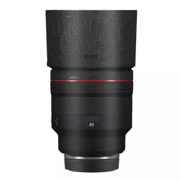 Imagem de Película protetora premium para lentes de câmera 85 1.2 Película protetora de vinil para Canon RF 85 mm F1.2 L USM (Circuit Black)