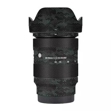 Imagem de Camerea Lens Skin Anti-Scratch Adesivo para Sigma 28-70mm F2.8 DG DN Apto para Sony E Mount Camerea Coat Vinly Película Protetora Corpo Decalques Capa 1:2,8 28-70 2,8 (Verde Mamba)