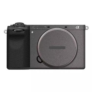 Imagem de Adesivo de corpo de câmera Alpha 6700 película protetora de vinil decalques acessórios para Sony A6700 (cinza escuro)