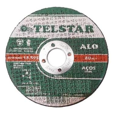 Imagem de Disco corte ferro aço telstar alo 41/2x7/8 kit com 10 peças