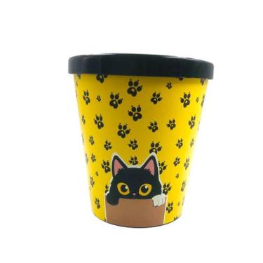 Imagem de Pote Recipiente  Para Armazenação De Rações Gato Cachorro - Plásticos 