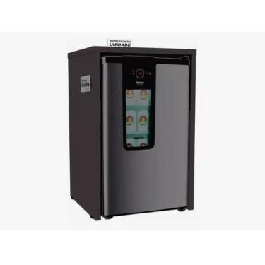 Imagem de Bancada Bar Para Embutir Cervejeira Frigobar Adega Vinhos GRAFITO - Ma