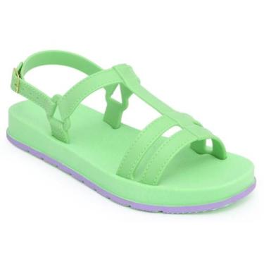 Imagem de Sandalia Infantil Feminina Tratorada Rasteirinha Menina Lancamento - V