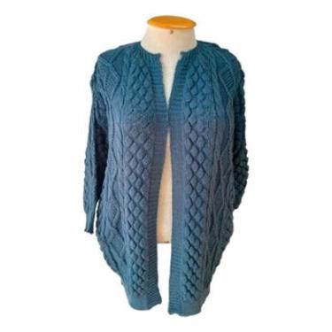 Imagem de Suéter Plus Size Feminino Longo Aberto Tricot Premium InvernO-Feminino