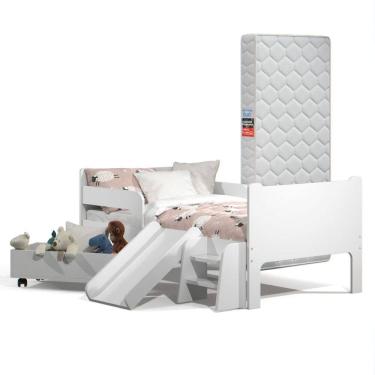 Imagem de Mini Cama Infantil Montessoriana com Baú Bella + Colchão