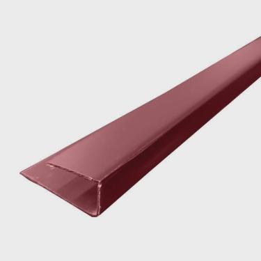 Imagem de Kit 5 Caixas com 75 M Acabamento Perfil u Cedrinho para Forro Pvc 8mmx3cmx3,00m cedrinho