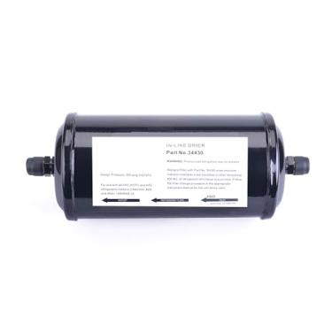 Imagem de Secador de filtro de reciclagem A/C 34430 - para recuperação e recarga eficientes de refrigerante. Modelos: 17700A, 34450, 34700 (1997), AC375, AC375A, AC375C, 34134Z, preto 1 pacote