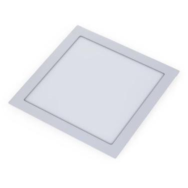 Imagem de Painel Plafon de Embutir Quadrado Branco 30cm Led 24W 3000K Bivolt - G