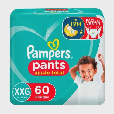 Imagem de Fralda Descartável Pampers Pants Ajuste Total xxg 60 Unidades