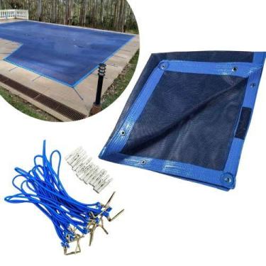 Imagem de Capa Tela Piscina 580 Micras 10x4 Com Proteção Uv - Acquacapas
