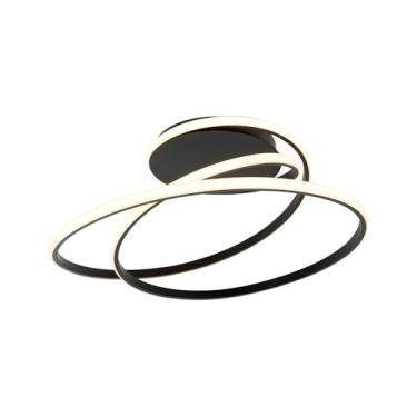 Imagem de Plafon Taschibra Carachi Led Bivolt Preto 3000K Luz Amarela 15051069