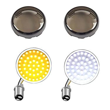 Imagem de DTR2017 1157 Sinal de LED sequencial frontal, 5 cm, 12 V, luzes pisca-pisca para Harley Street Glide, Dyna, Road King, Sportster 1200, Iron 883