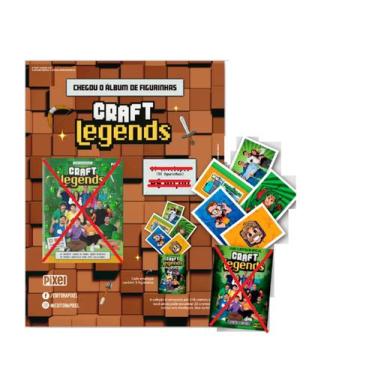 Imagem de 150 Figurinhas Craft Legends, Pixel = 30 Envelopes