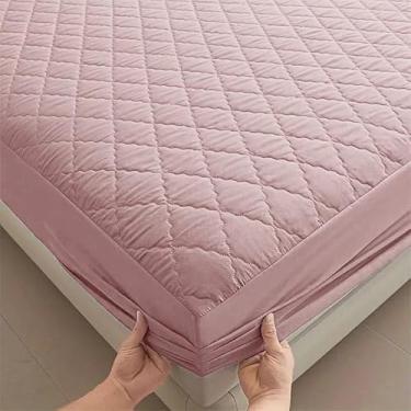 Imagem de Capa Protetora Impermeável Matelada Colchão Box Casal Queen Com Elastico (ROSE, QUEEN)