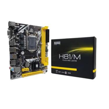 Imagem de Placa Mãe Revenger G-H81/M, Intel,DDR3, M.2 Nvme, Micro ATX, LGA 1150