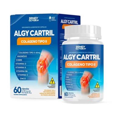 Imagem de Colágeno Tipo II Não Hidrolisado 40 mg + Vitaminas Algy Cartril 60 cap