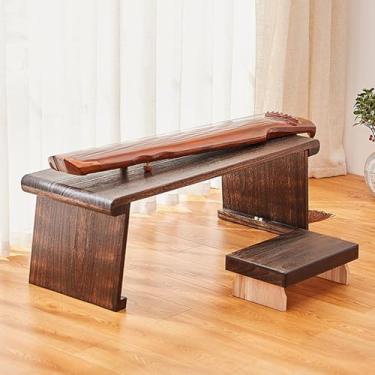 Imagem de SDVantage Mesa de madeira rústica, portátil, dobrável, mesa de centro minimalista, mesa de centro elegante, mesa de tatami retangular,