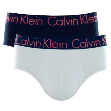 Imagem de Kit c/2 Cuecas Slip Calvin Klein Brief Cotton Stretch - C11.03