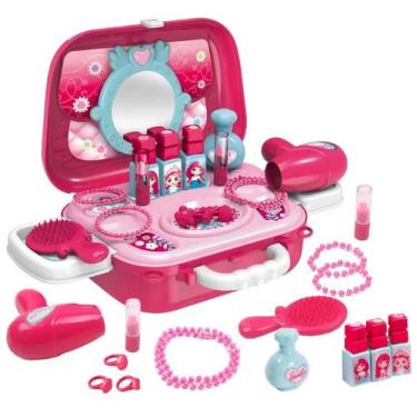 Imagem de Kit Maleta de Beleza Bolsa Maquiagem Infantil Brinquedo Para Crianças 