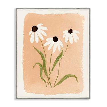 Imagem de Stupell Industries Daisy Meadow Treasures Gray Framed Giclee Art Design por Katrina Pete, 61 x 76 cm