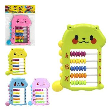 Imagem de Abaco Escolar Dino Fun Contandor Mini Infantil Aprendizado - Art Brink