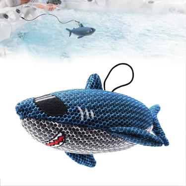 Imagem de ZYIDBNG Esponja Absorvente De Espuma Para Banheira Hidromassagem Shark, Reutilizável E Lavável, Acessórios Óleo Spa Adultos (1 Pacote, Shark)