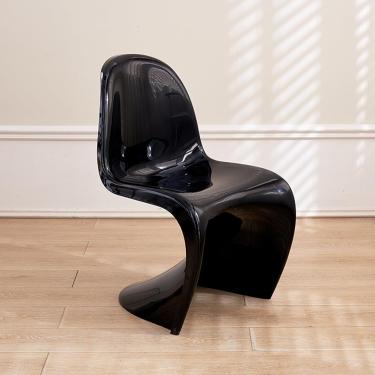 Imagem de Cadeira De Bar Moderna Em Forma De S,cadeira De Jantar Em Forma De Bar,cadeira De Plástico Acrílico De Designer Criativo,cadeira De Celebridade Transparente Na Internet,tamboret, 4, One Size