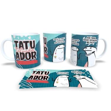 Imagem de Caneca Profissão em Porcelana 325ml – Designer, Médico, Engenheiro, Professor e Mais (Tatuador)