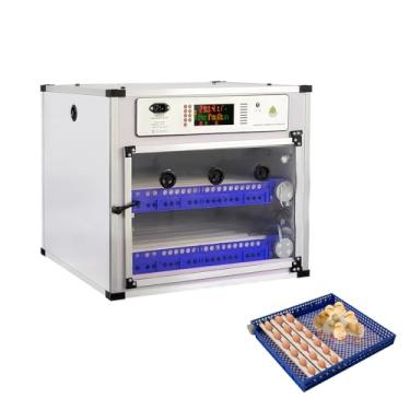 Imagem de Incubadora de 136 ovos, incubadora automática para incubação de ovos, com rotação automática de ovos e controle de umidade de temperatura, incubadora de aves para incubação para frango, pato, ganso e