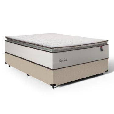 Imagem de Cama Box com Colchão de Molas Ensacadas Pillow Top Supreme Lux Casal 1