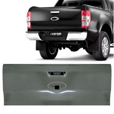 Imagem de Tampa Traseira Caçamba Ford Ranger 2012 a 2022 em Chapa de Ferro  Pron
