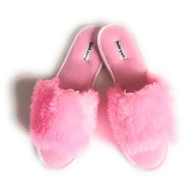 Imagem de Pantufa de Pelúcia Punto Giallo (Rosa, 41/42, BR, Adulto, Faixa Numérico, 41, 42)