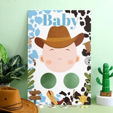 Imagem de VioraWhite Jogos de chá de bebê Pin the Senses on Face Baby Shower Game Gender Reveal Games Bridal Shower Games Funny Activities for Boy or Girl Fun and Easy Baby Shower Games Placa de chá de bebê