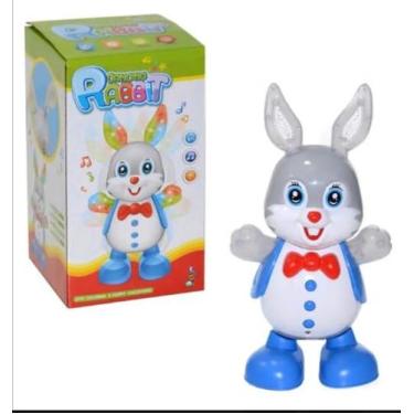 Imagem de Brinquedo Coelho Dançante Brinquedo Musical Anda Dança Mexe Luz E Som 