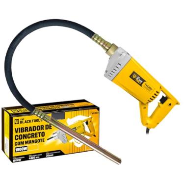 Imagem de Kit Vibrador Concreto 1500w Com Mangote Mangueira 1,45mx35mm 127v Tvc650 The Black Tools