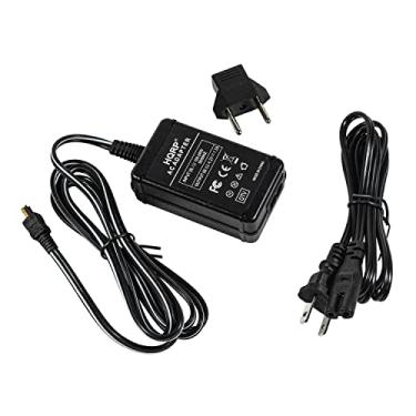 Imagem de HQRP Adaptador AC/fonte de alimentação compatível com Sony CyberShot DSC-P200, DSC-P150, DSC-P200/R câmera digital com cabo dos EUA e adaptador de plugue Euro