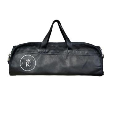 Imagem de Bolsa Compacta em Couro Preta 9 Compartimentos - Importado