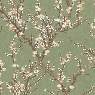Imagem de Papel De Parede Hana Floral Verde 1903-4